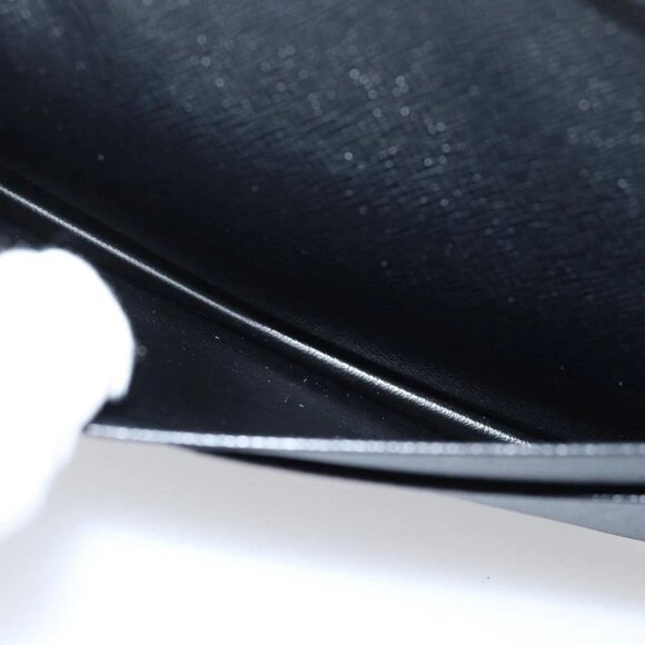 LOUIS VUITTON Epi Porte Cartes Credit Long Wallet Black - Picture 9 of 16